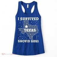 I Survived Snovid 2021Texas Snowstorm Women's Tank Top thumb 0