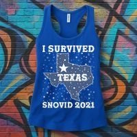 I Survived Snovid 2021Texas Snowstorm Women's Tank Top thumb 3