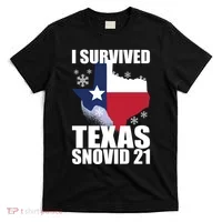 I Survived Texas Snow Storm Blizzard Snovid 21 T-Shirt thumb 0
