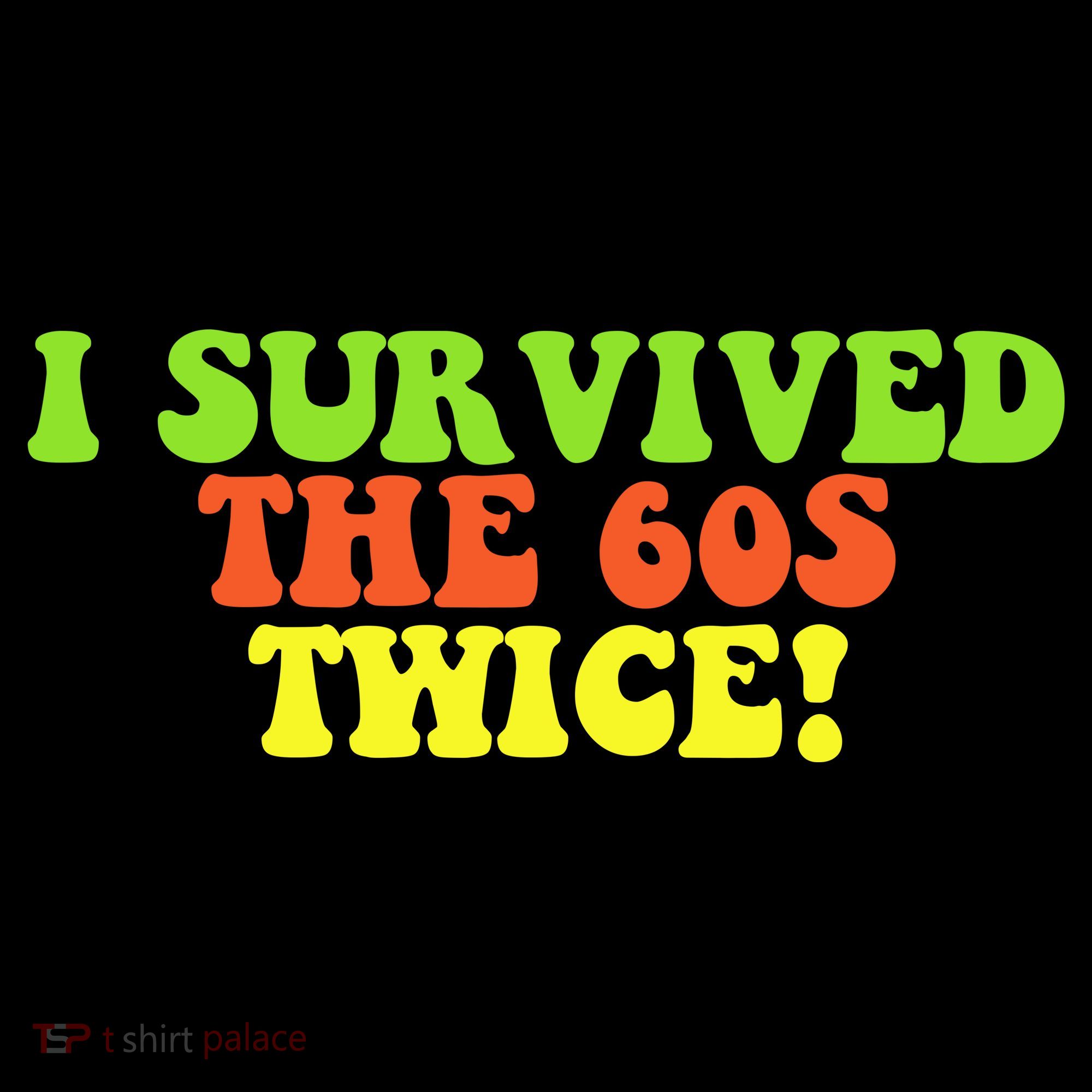 I Survived The 60s Twice USA-Made Doggie Bandana