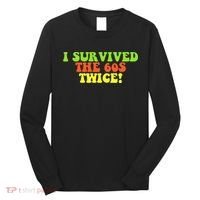I Survived The 60s Twice Long Sleeve Shirt thumb 0