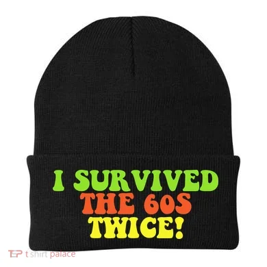 I Survived The 60s Twice Beanie