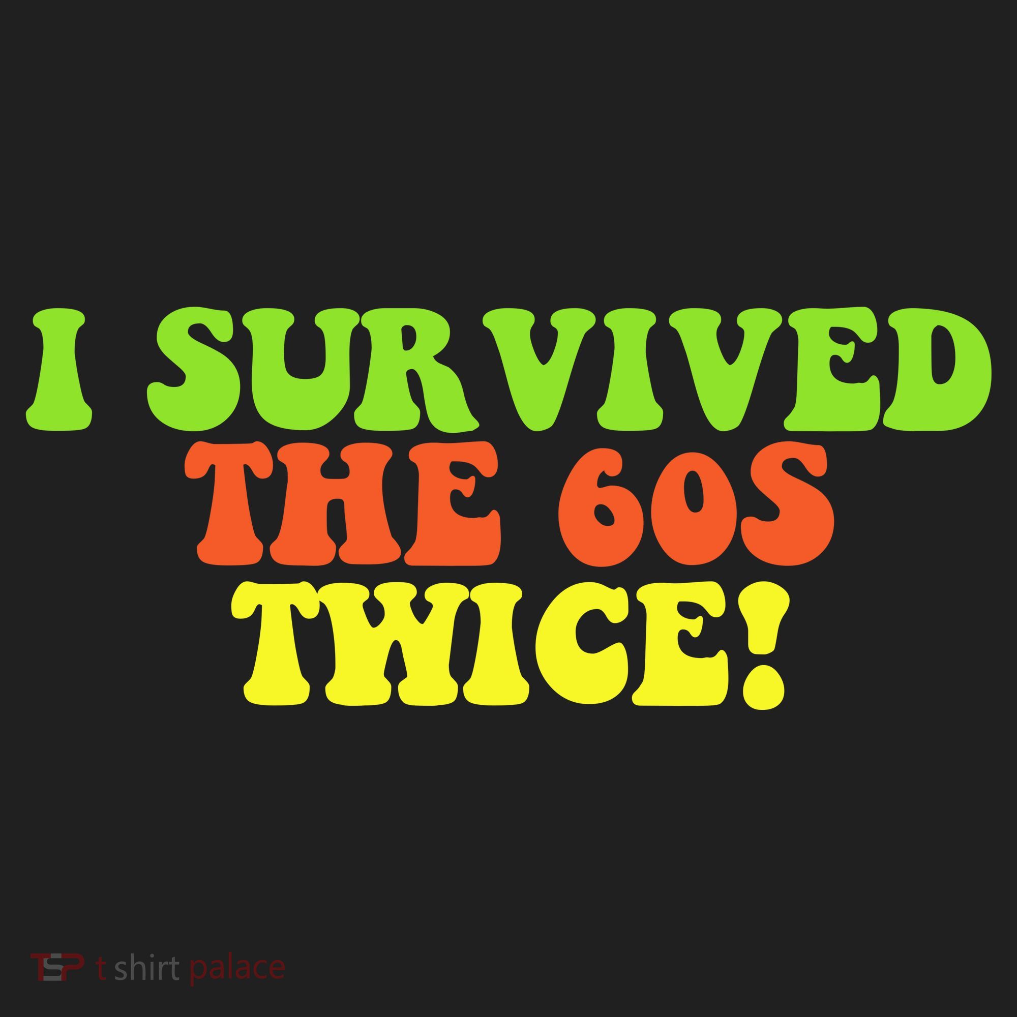 I Survived The 60s Twice Golf Towel