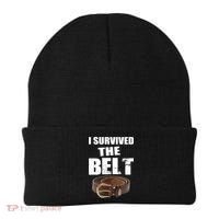 I Survived The Belt Beanie thumb 0