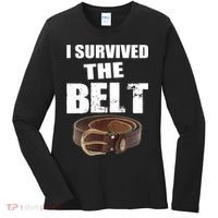 I Survived The Belt Women's Long Sleeve Shirt thumb 0