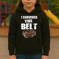 I Survived The Belt Kids Hoodie thumb 3