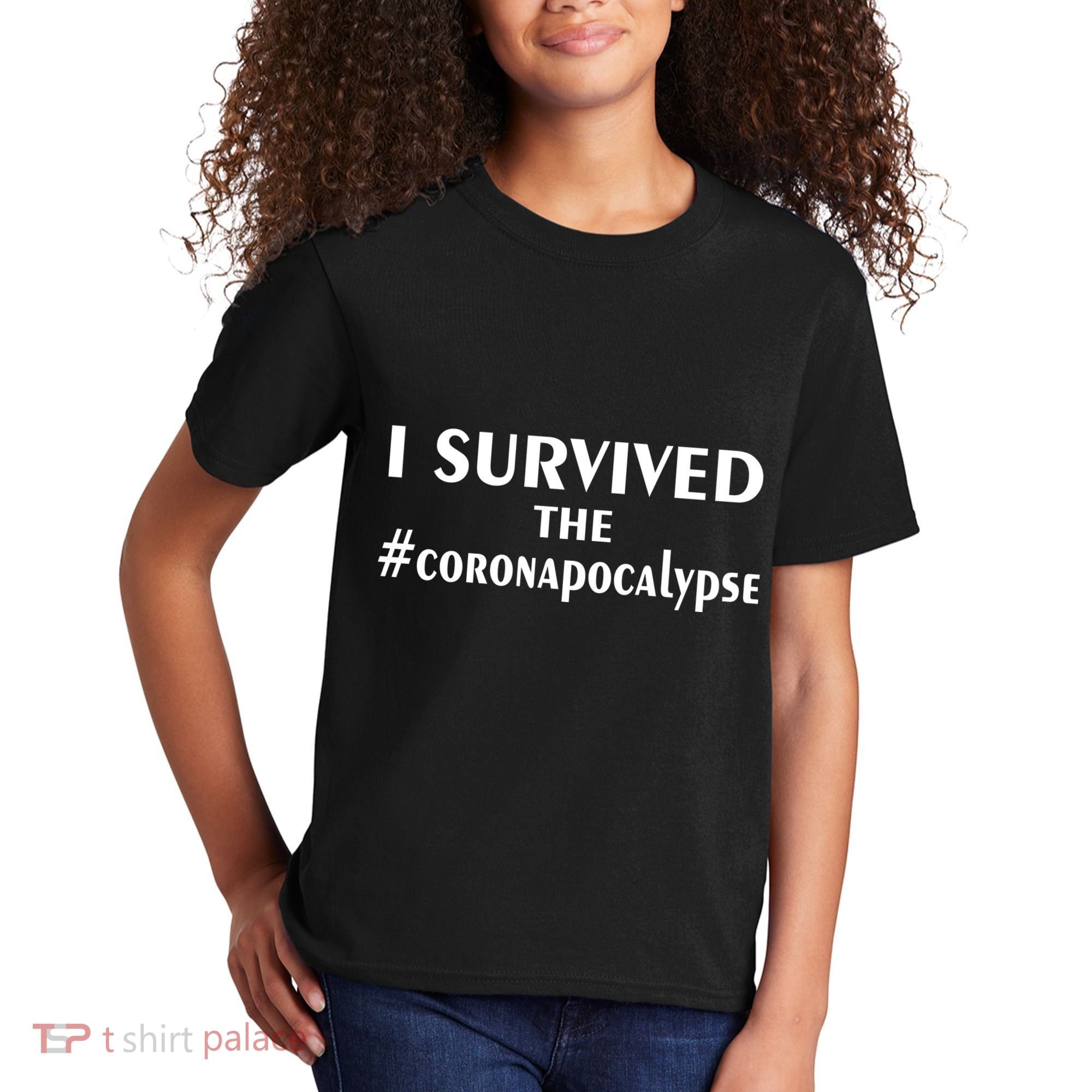 I Survived The Coronapocalypse Kids T-Shirt