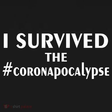 I Survived The Coronapocalypse Kids Tie-Dye T-Shirt