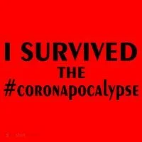 I Survived The Coronapocalypse Santa Hat thumb 1