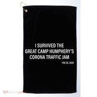I Survived The Great Traffic Jam Golf Towel thumb 0
