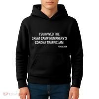 I Survived The Great Traffic Jam Kids Hoodie thumb 4