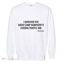 I Survived The Great Traffic Jam Garment-Dyed Sweatshirt thumb 0