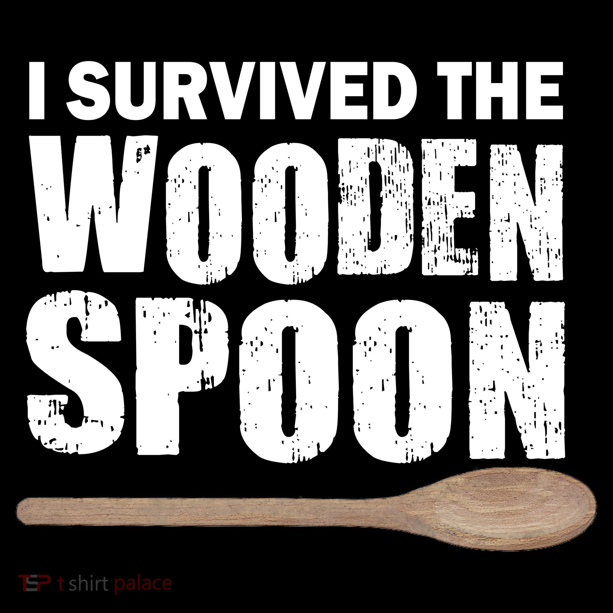 I Survived The Wooden Spoon USA-Made Doggie Bandana