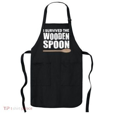 I Survived The Wooden Spoon Apron
