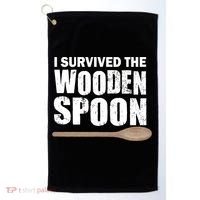 I Survived The Wooden Spoon Golf Towel thumb 0