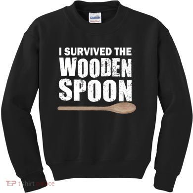 I Survived The Wooden Spoon Kids Sweatshirt