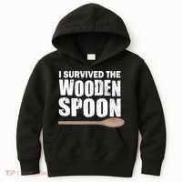I Survived The Wooden Spoon Kids Hoodie thumb 0