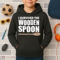I Survived The Wooden Spoon Kids Hoodie thumb 2
