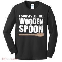 I Survived The Wooden Spoon Kids Long Sleeve Shirt thumb 0
