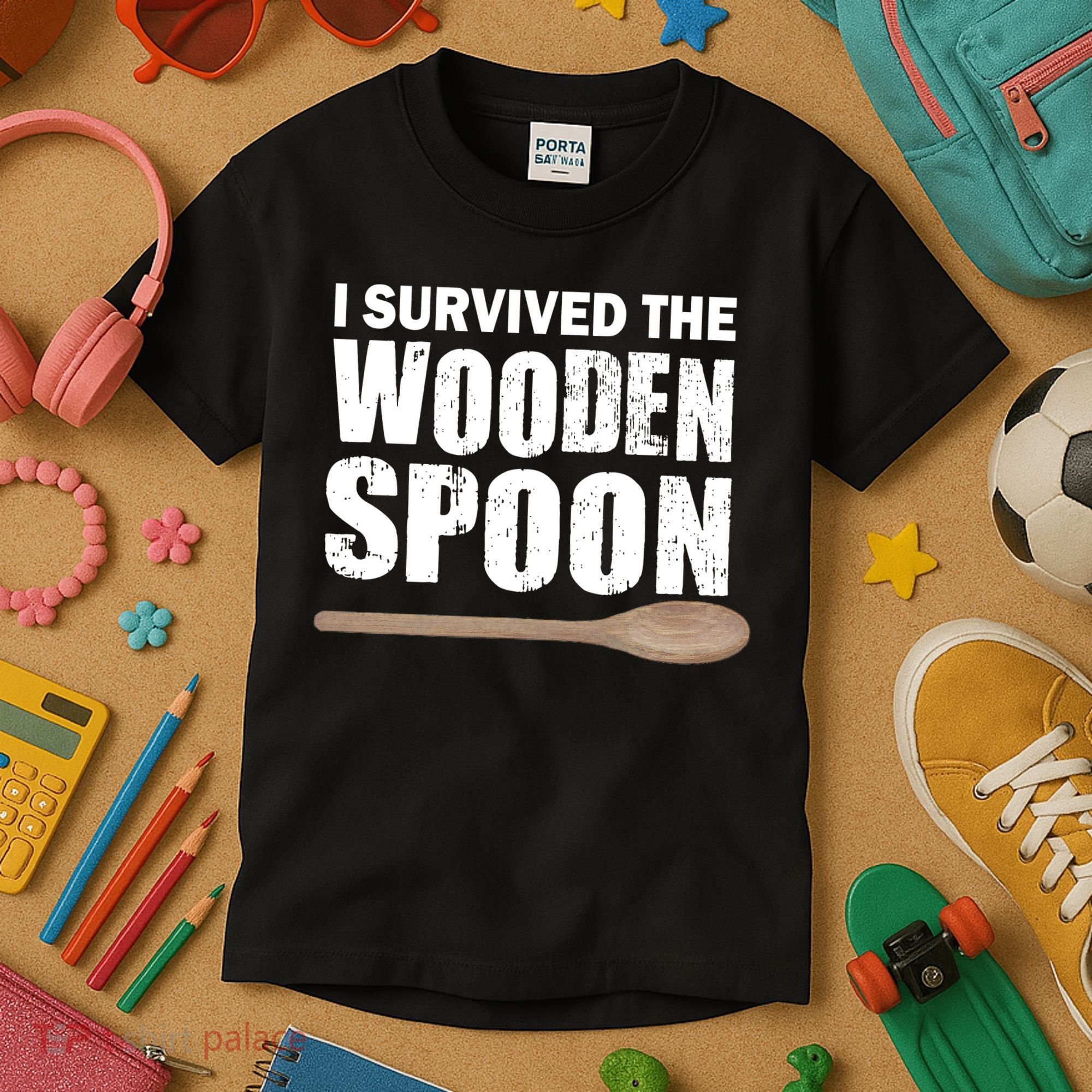 I Survived The Wooden Spoon Kids T-Shirt