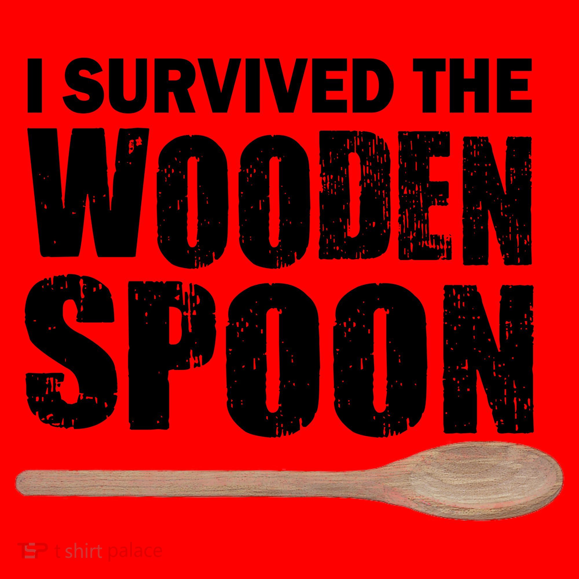 I Survived The Wooden Spoon Santa Hat