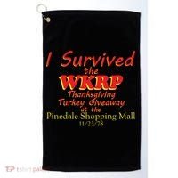 I Survived WKRP Pinedale Shopping Mall 1978 Golf Towel thumb 0