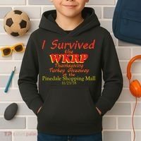 I Survived WKRP Pinedale Shopping Mall 1978 Kids Hoodie thumb 2