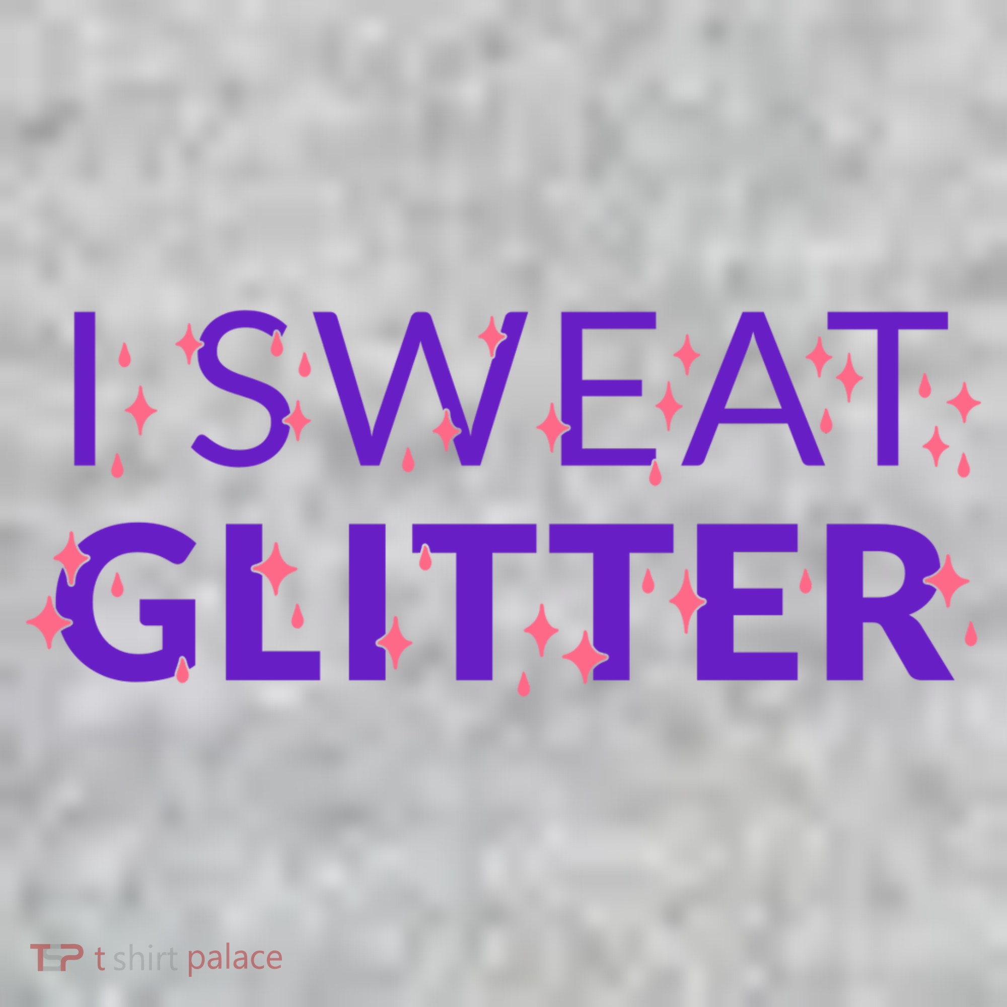 I Sweat Glitter Kids Hoodie