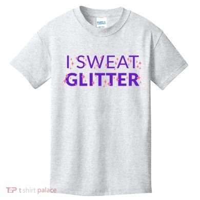 I Sweat Glitter Kids T-Shirt