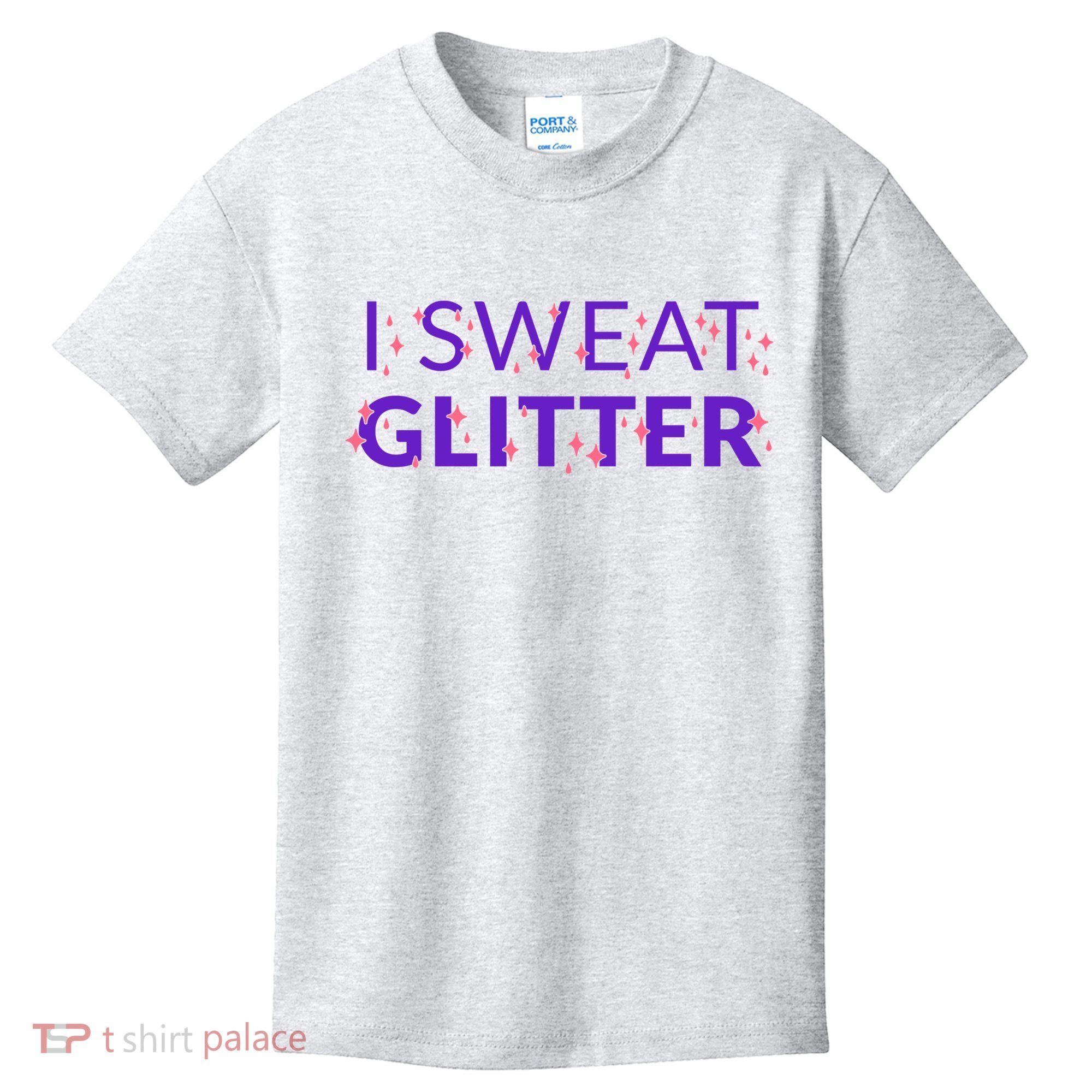 I Sweat Glitter Kids T-Shirt