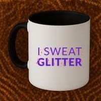 I Sweat Glitter Coffee Mug thumb 2