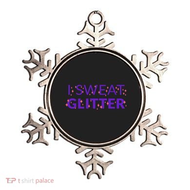I Sweat Glitter Ornament