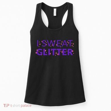 I Sweat Glitter Women's Tank Top