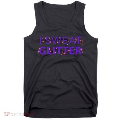 I Sweat Glitter Tank Top