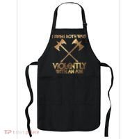 I Swing Both Ways Violently With An Axe Apron thumb 0