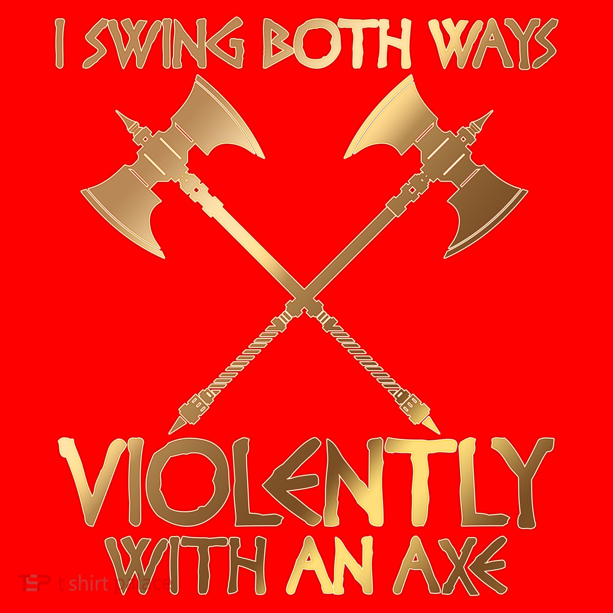 I Swing Both Ways Violently With An Axe Santa Hat
