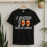I Tackled 100 Days Of school T-Shirt thumb 2