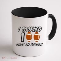 I Tackled 100 Days Of school Coffee Mug thumb 1