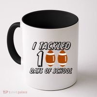 I Tackled 100 Days Of school Coffee Mug thumb 0