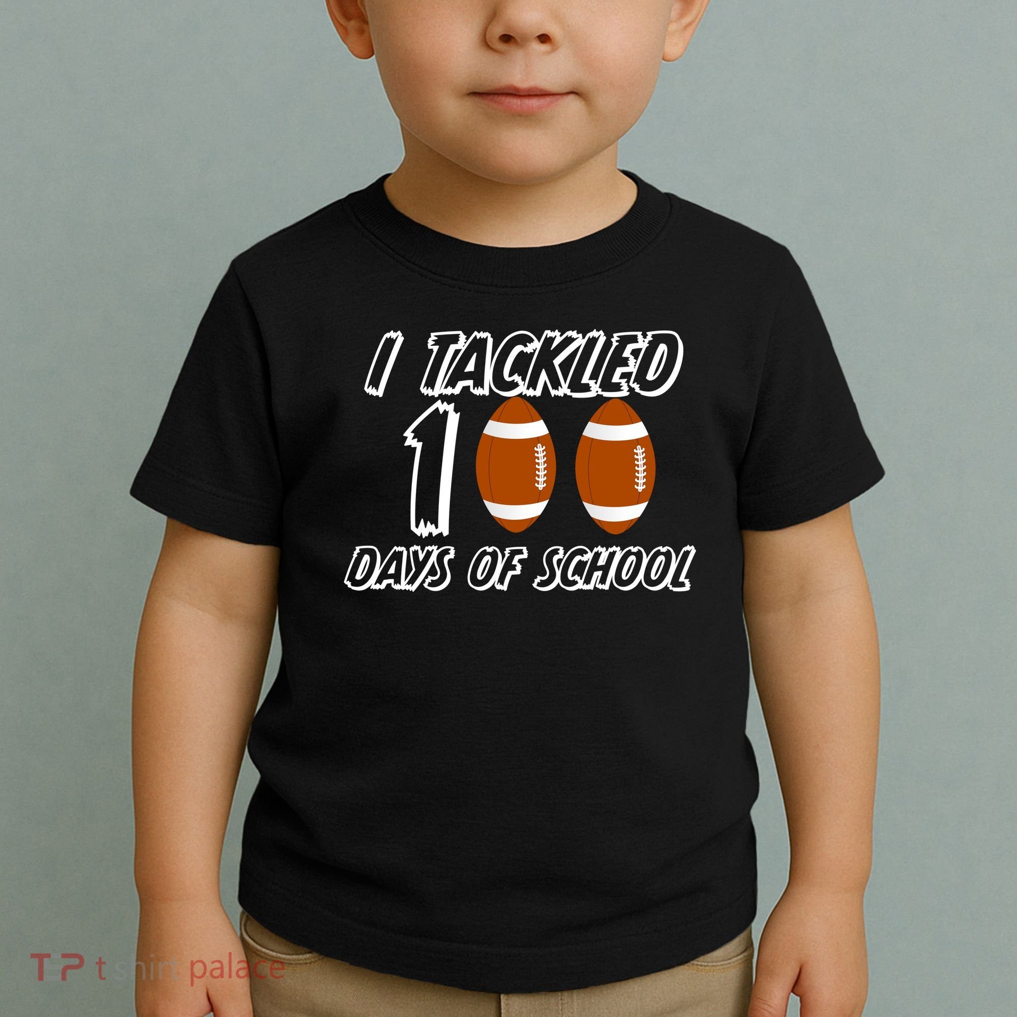 I Tackled 100 Days Of school Toddler T-Shirt