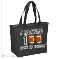 I Tackled 100 Days Of school Tote Bag thumb 2