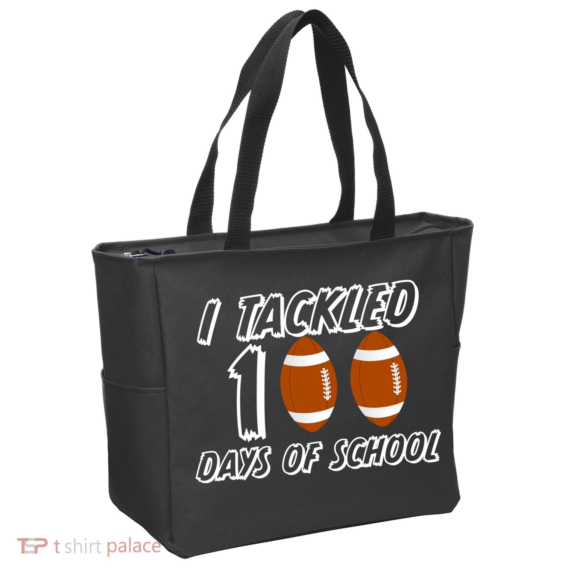 I Tackled 100 Days Of school Tote Bag