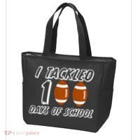 I Tackled 100 Days Of school Tote Bag thumb 3