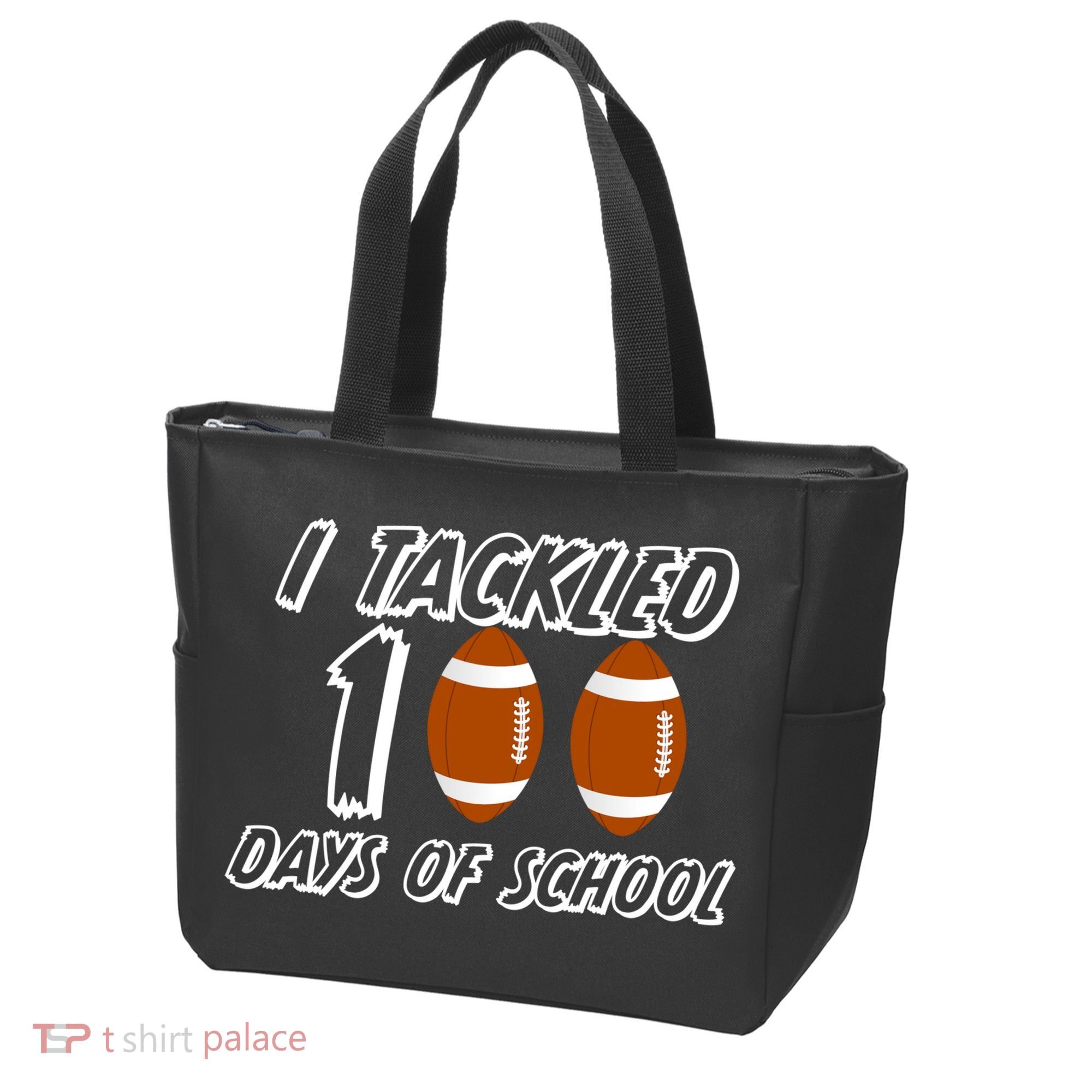 I Tackled 100 Days Of school Tote Bag