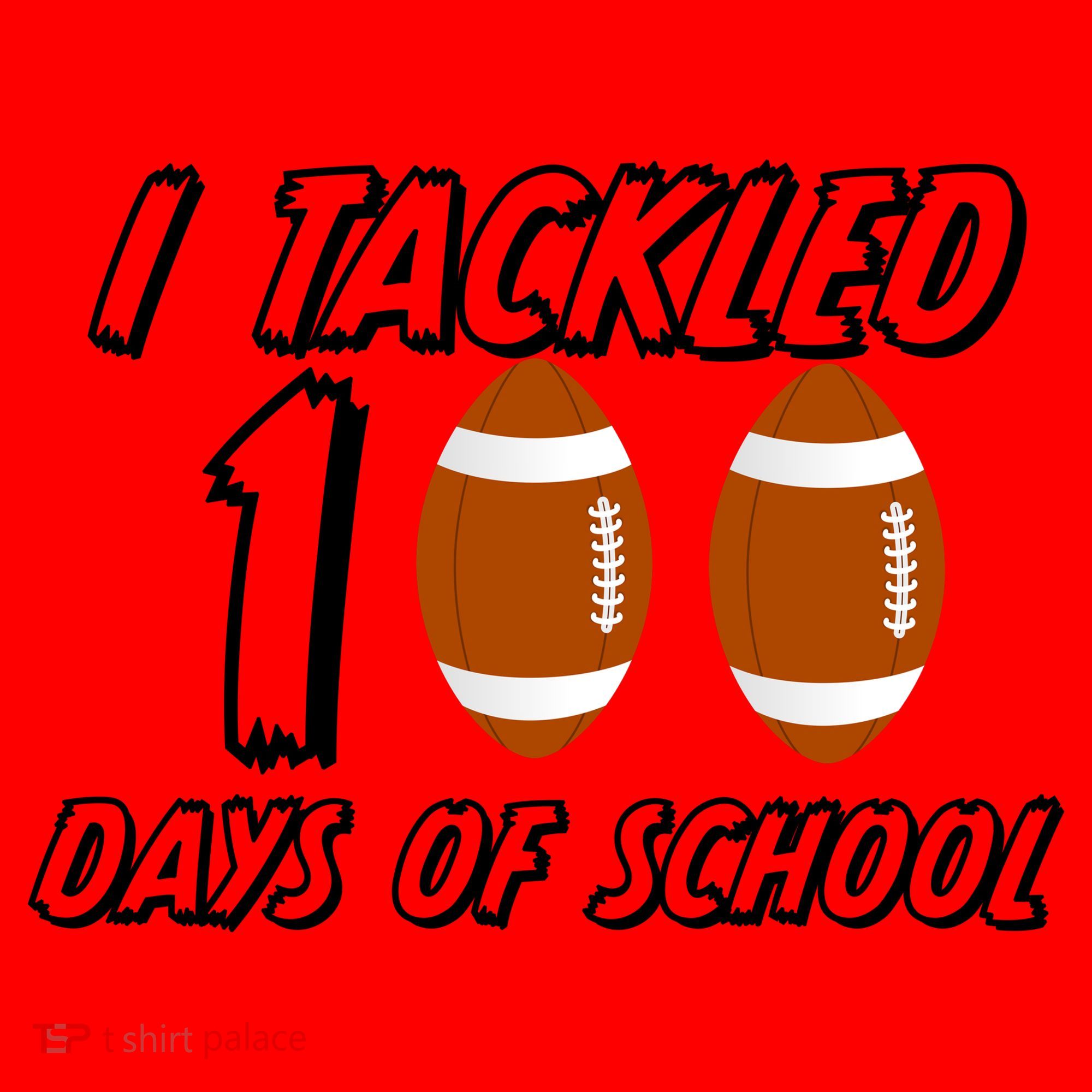 I Tackled 100 Days Of school Santa Hat