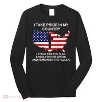 I Take Pride In My Country USA Long Sleeve Shirt thumb 0