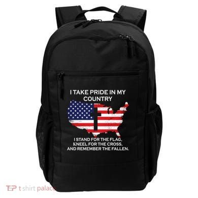 I Take Pride In My Country USA Backpack