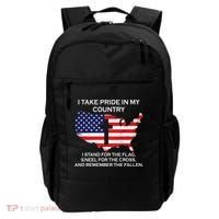 I Take Pride In My Country USA Backpack thumb 0