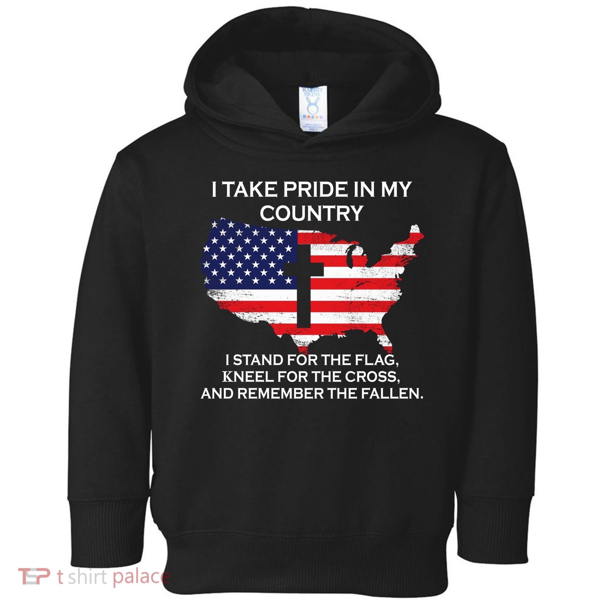 I Take Pride In My Country USA Toddler Hoodie