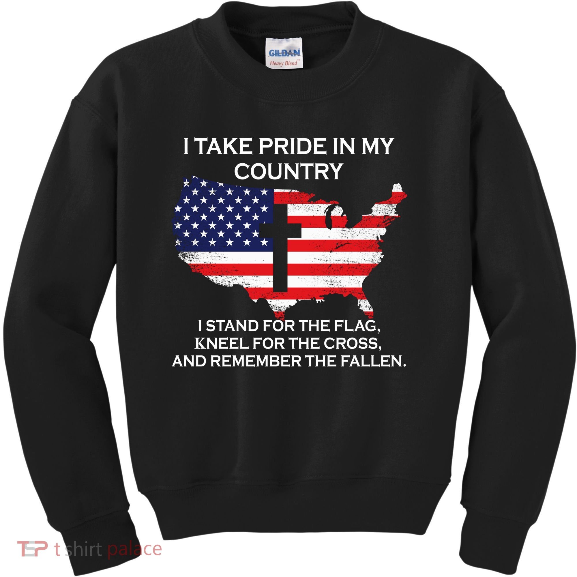 I Take Pride In My Country USA Kids Sweatshirt